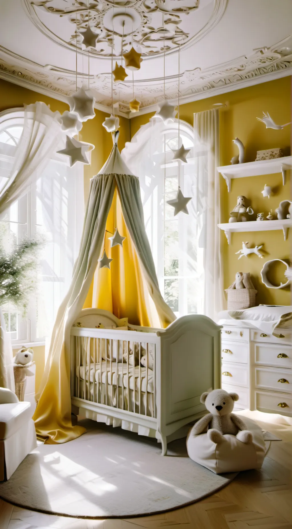 ai character: baby june background