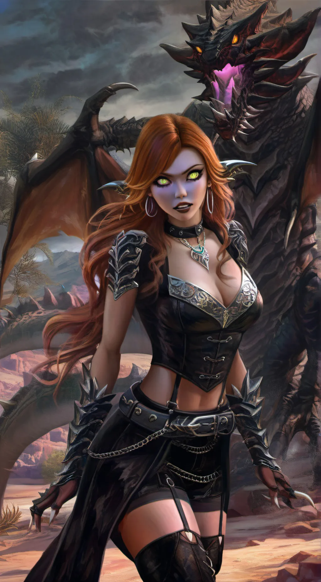 ai character: Gwýnndlyn Mgökkave background