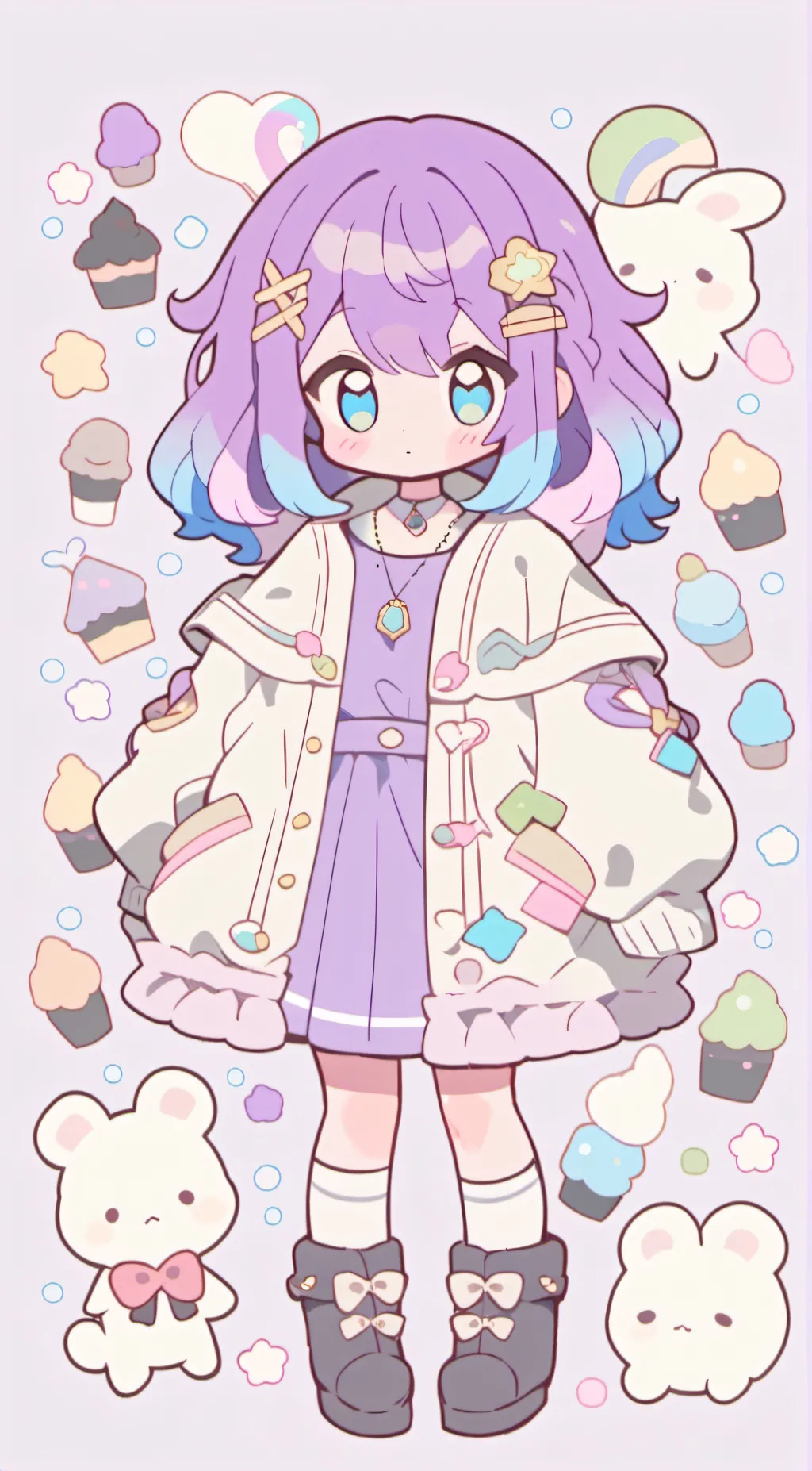 ai character: Maddy background