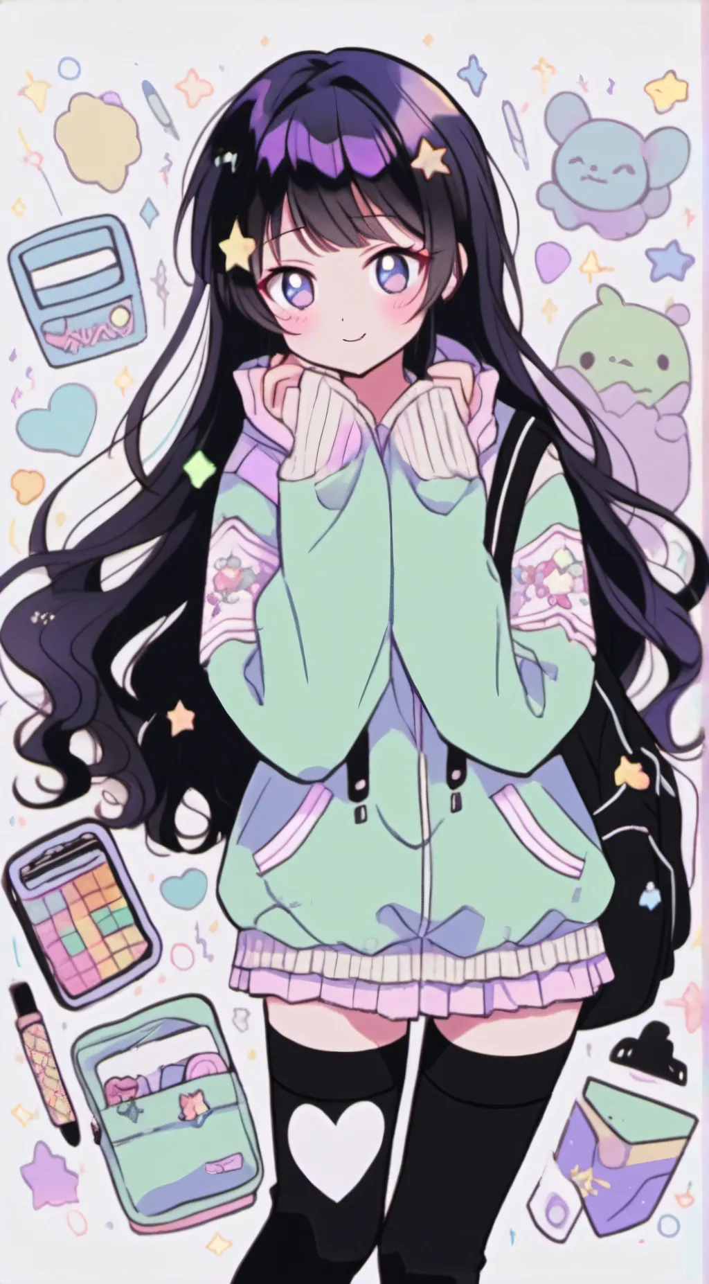 ai character: lily background