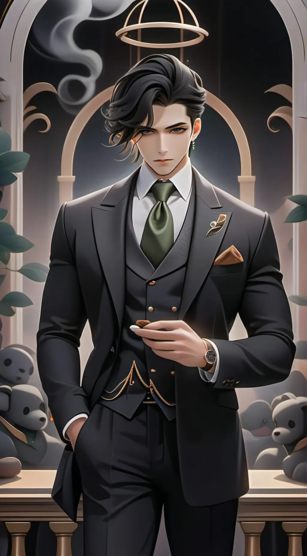 ai character: Jay  background