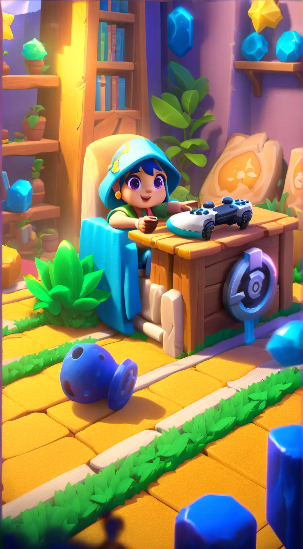 ai character: mom background