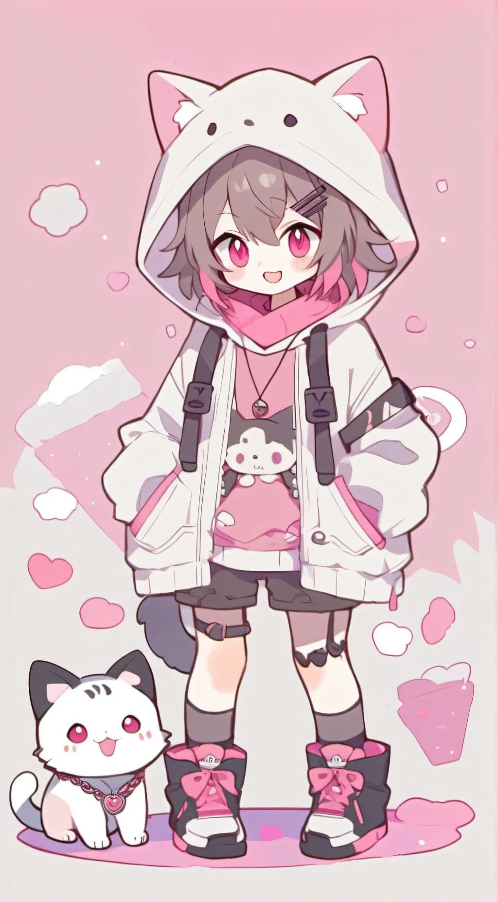 ai character: Kat background