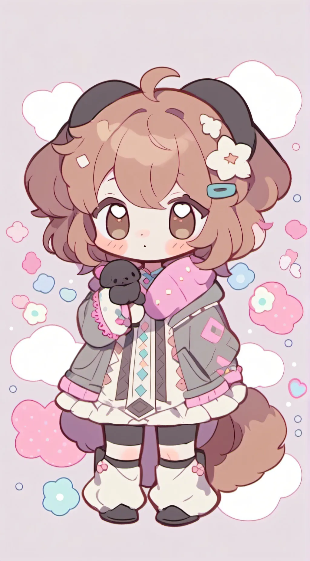 ai character: mica background