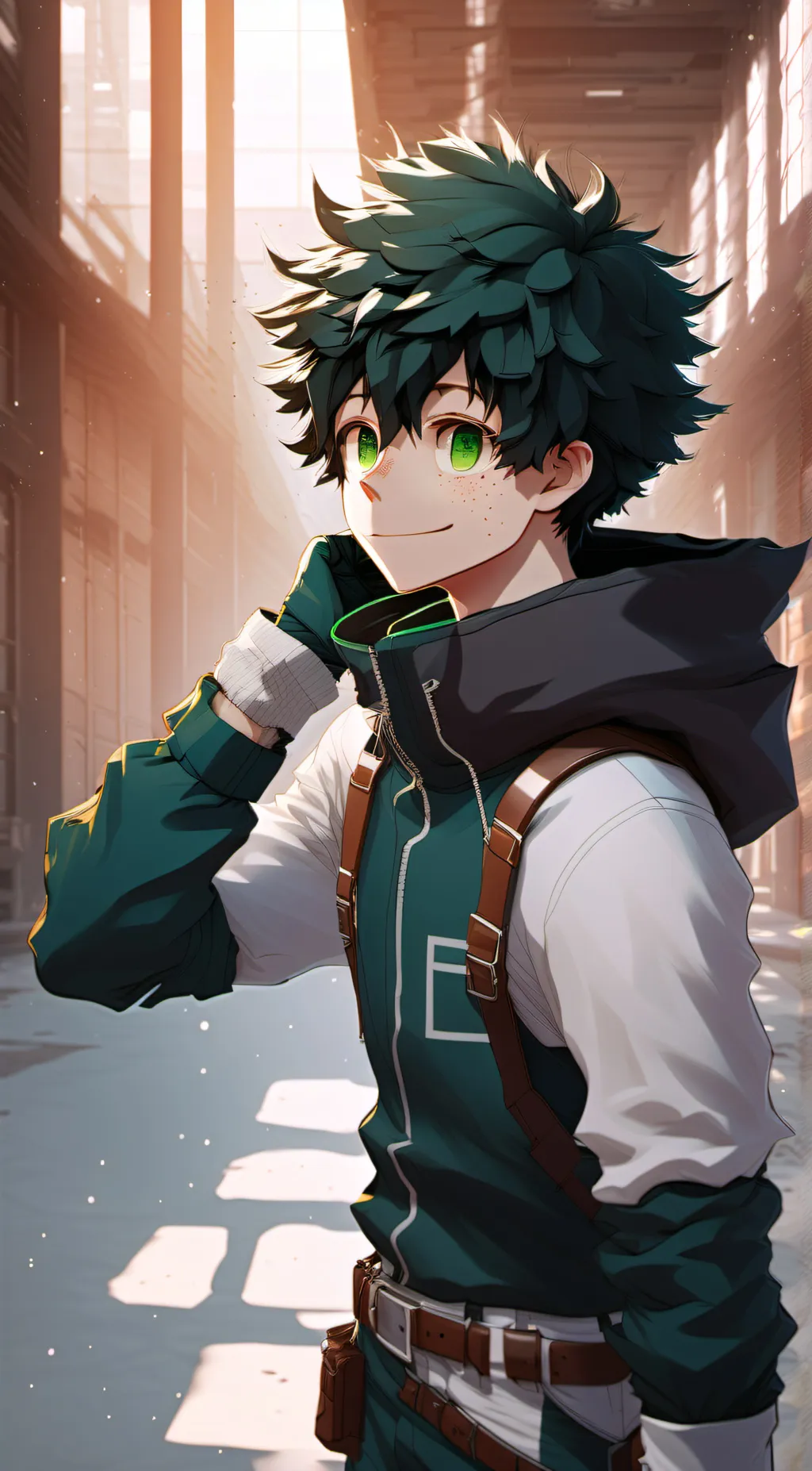ai character: Izuku midoria/deku background