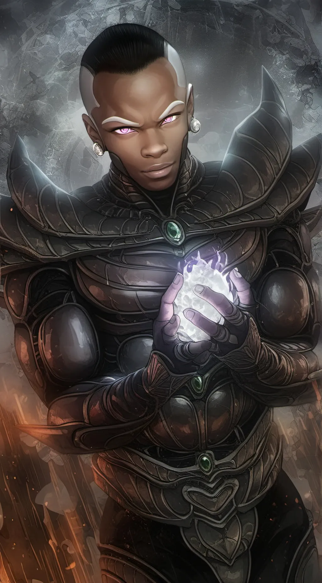 ai character: freezer background