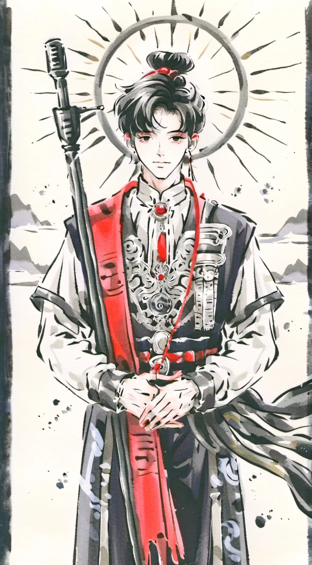 ai character: alastor  background