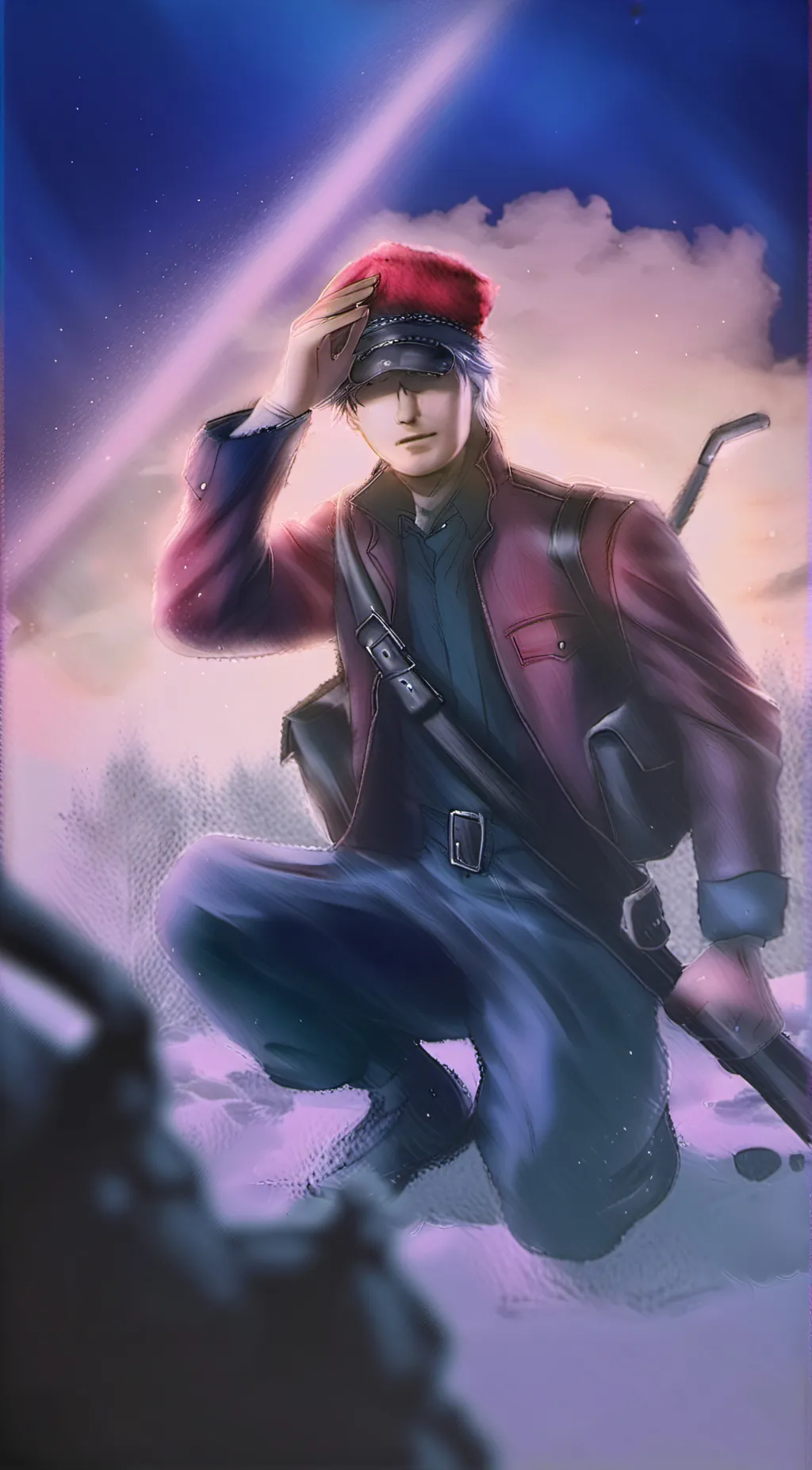 ai character: tf2 soldier  background