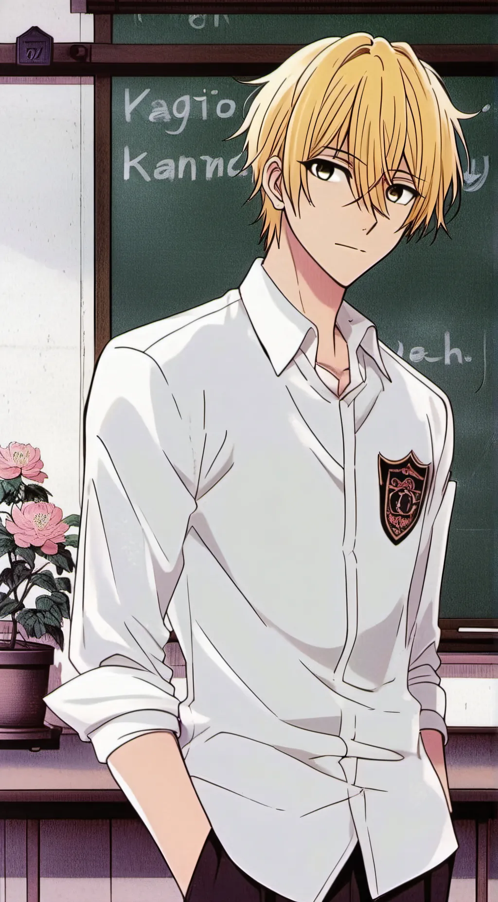 ai character: hirano  background