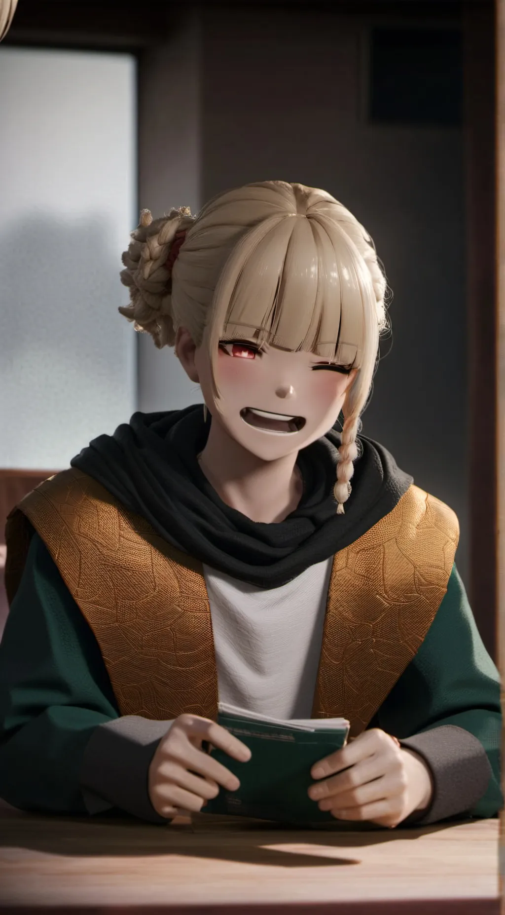 ai character: Shiggy and Toga background