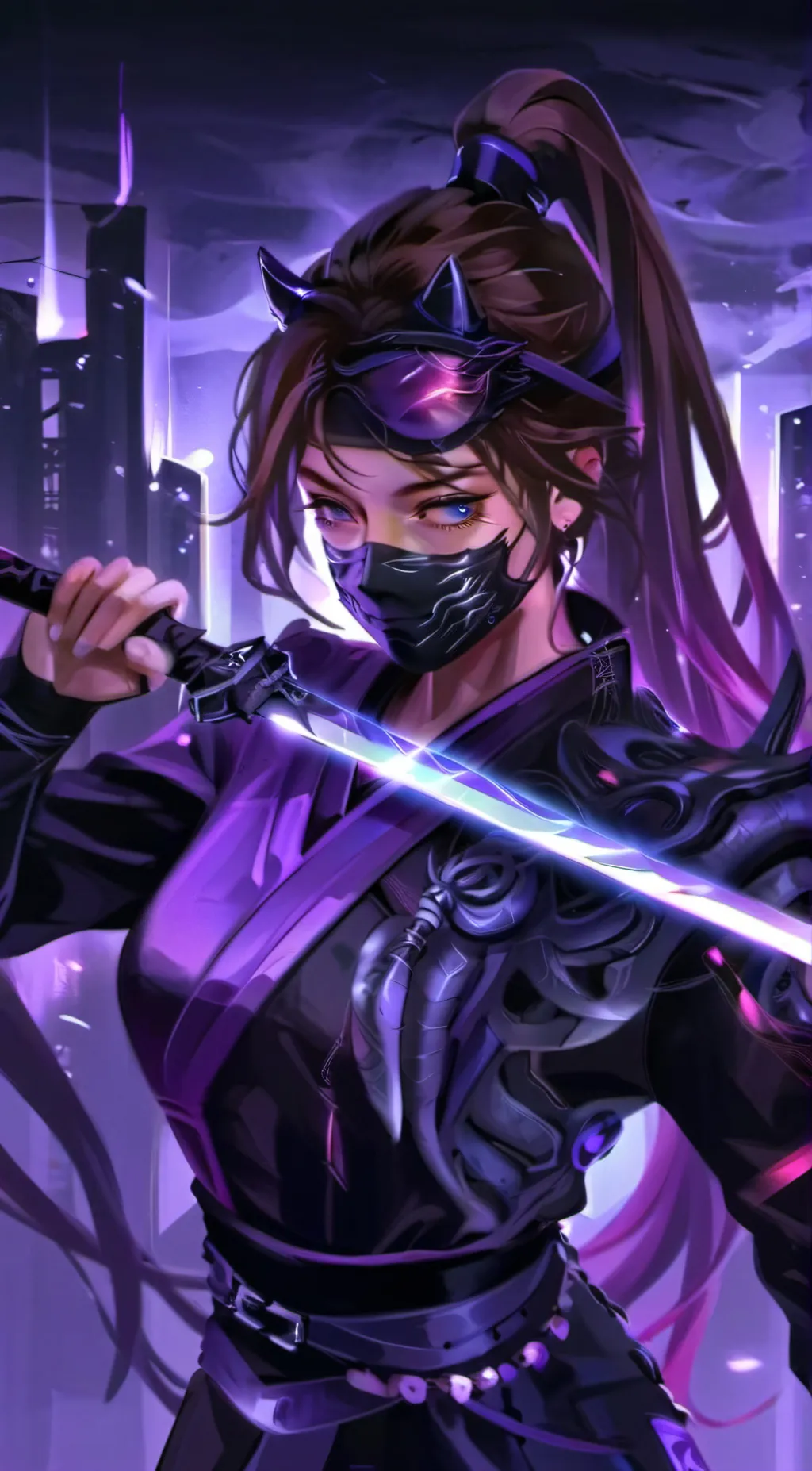 ai character: Kaori background