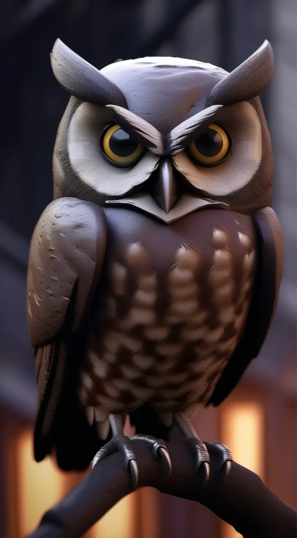 ai character: old brown background