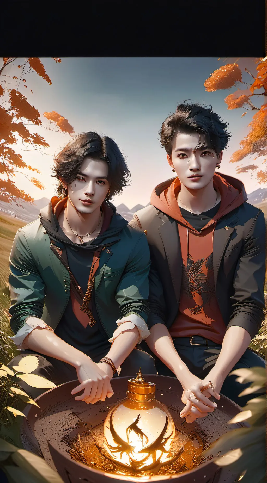 ai character: Brother and bestie background