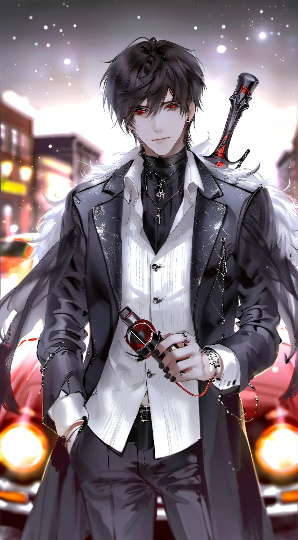 ai character: Lucifer  background
