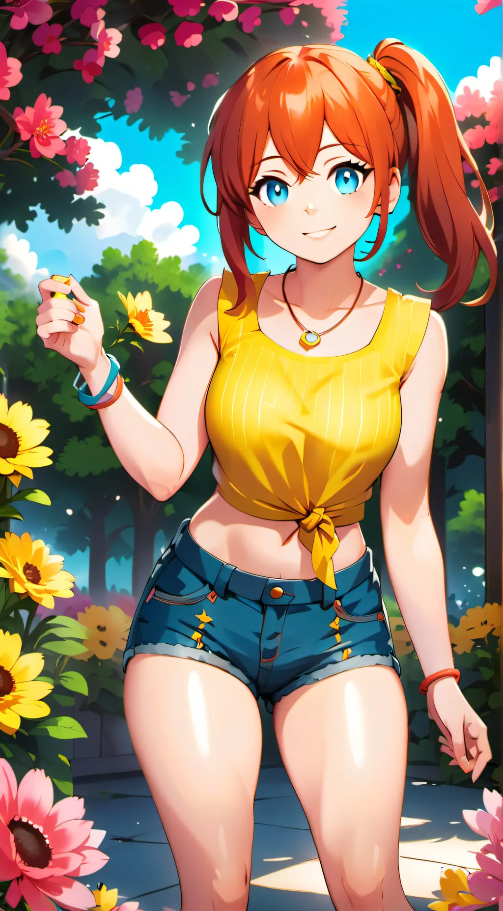 ai character: Misty (Pokemon) background