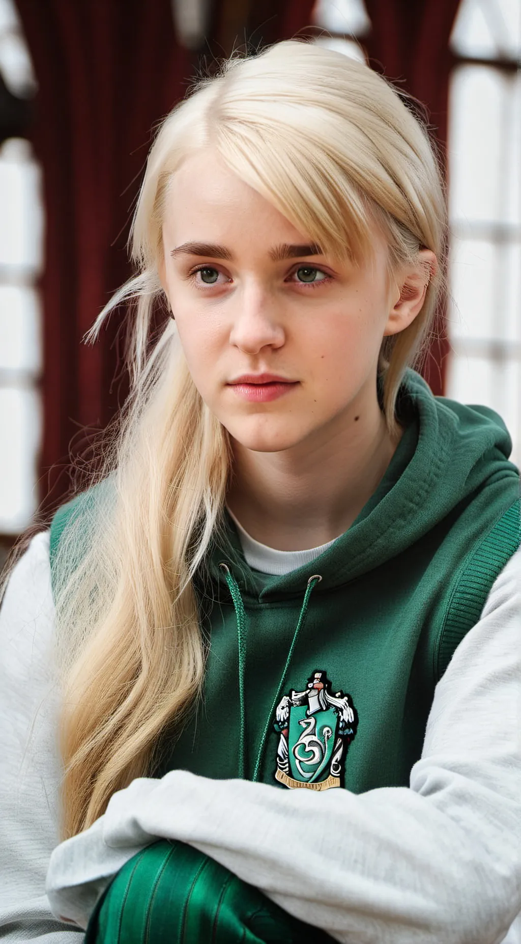 ai character: Draco Malfoy♀️ background