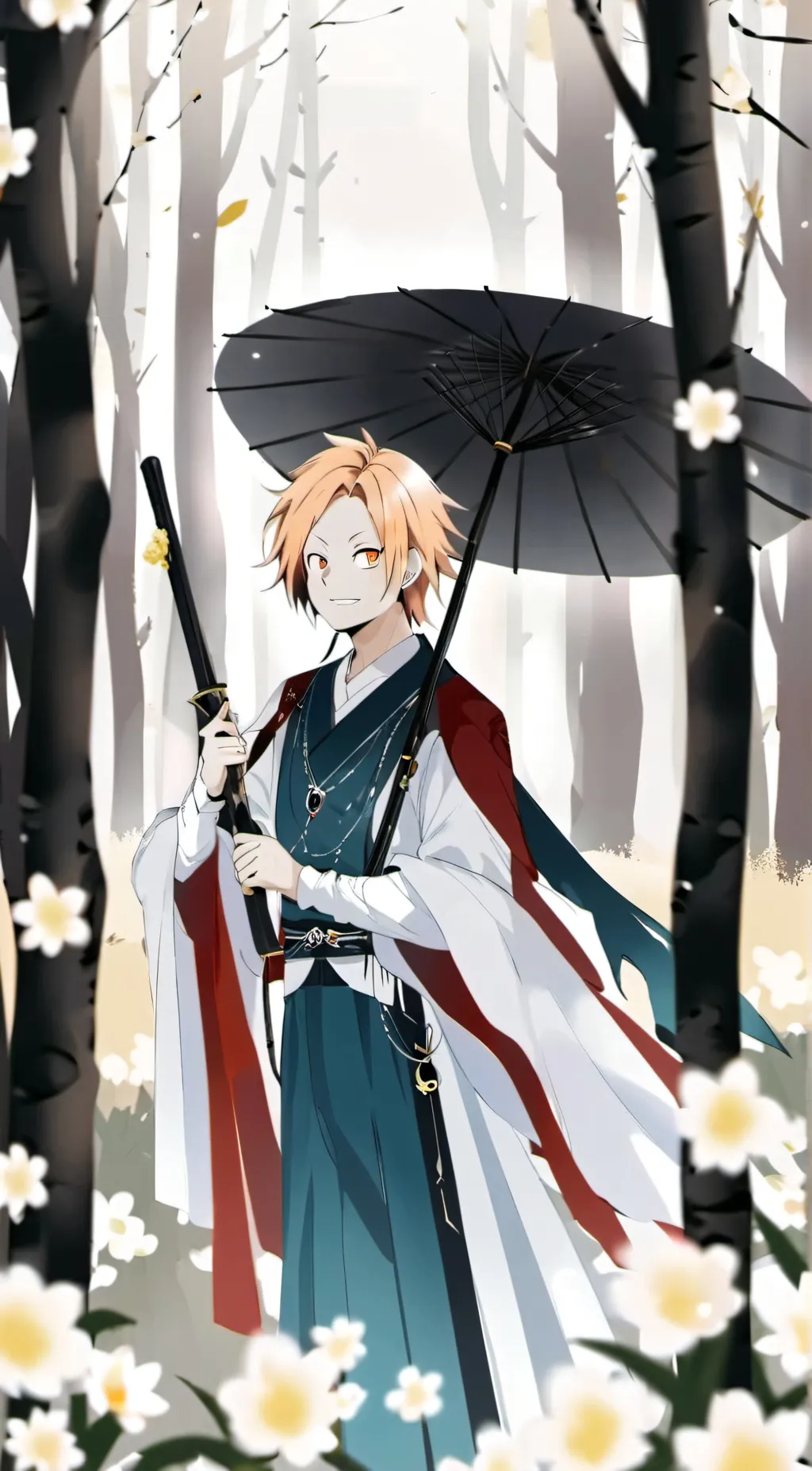 ai character: Kaminari  background
