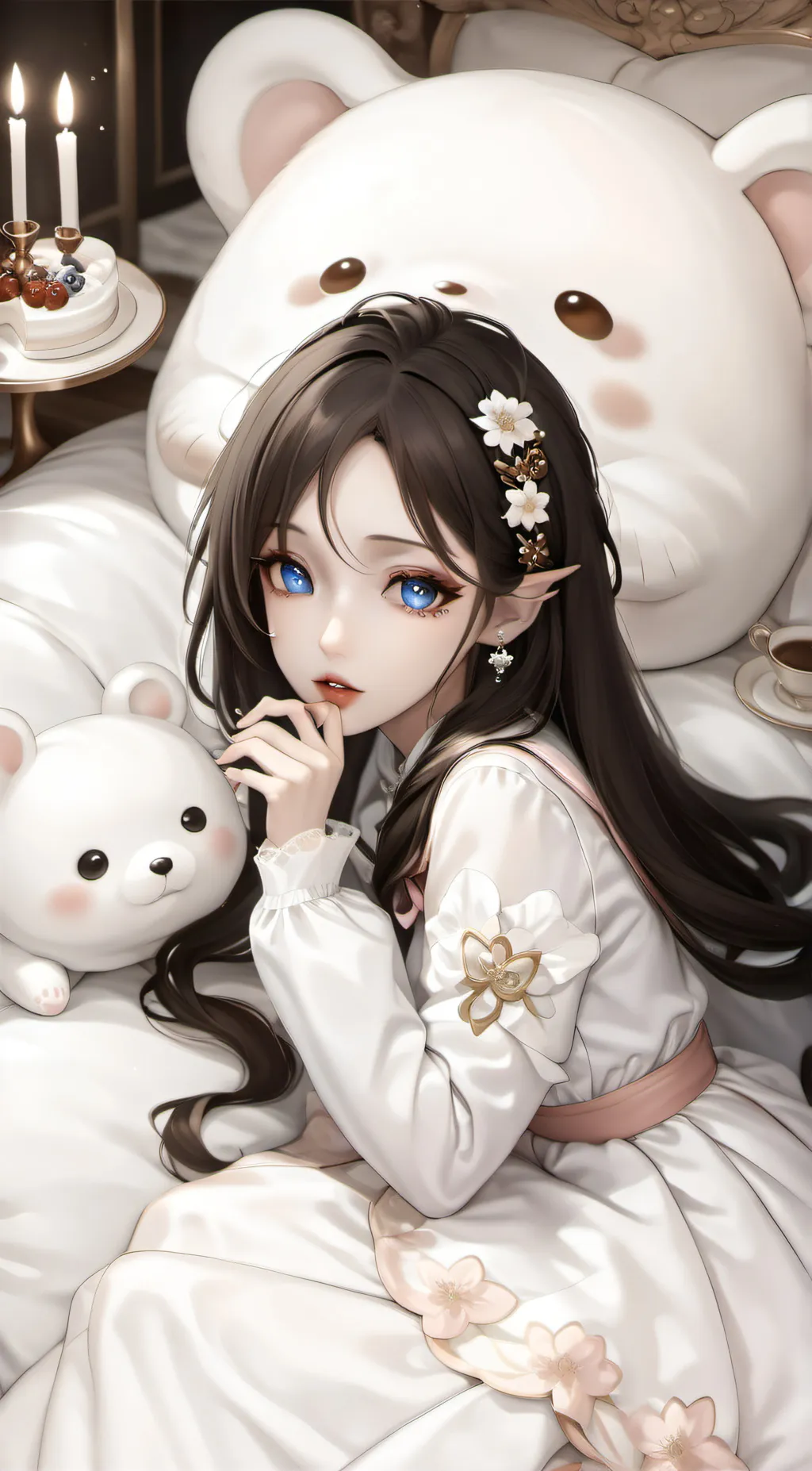 ai character: little angel background