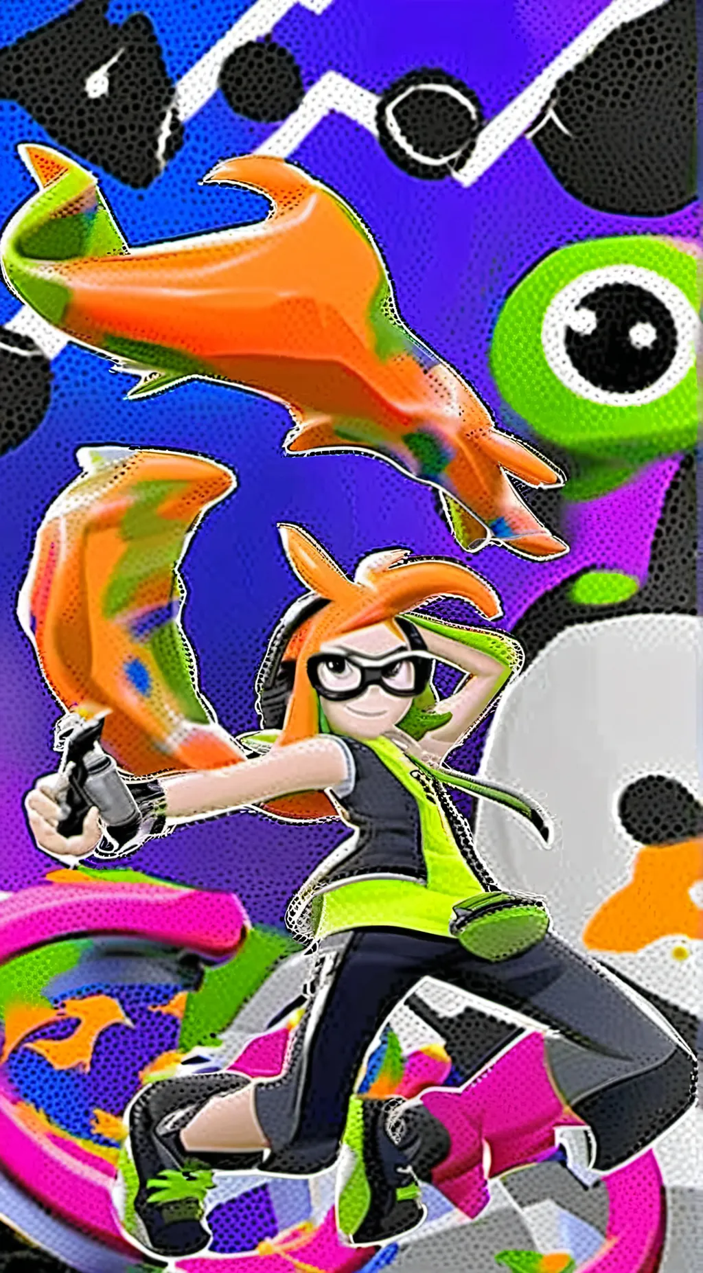 ai character: Splatoon  background