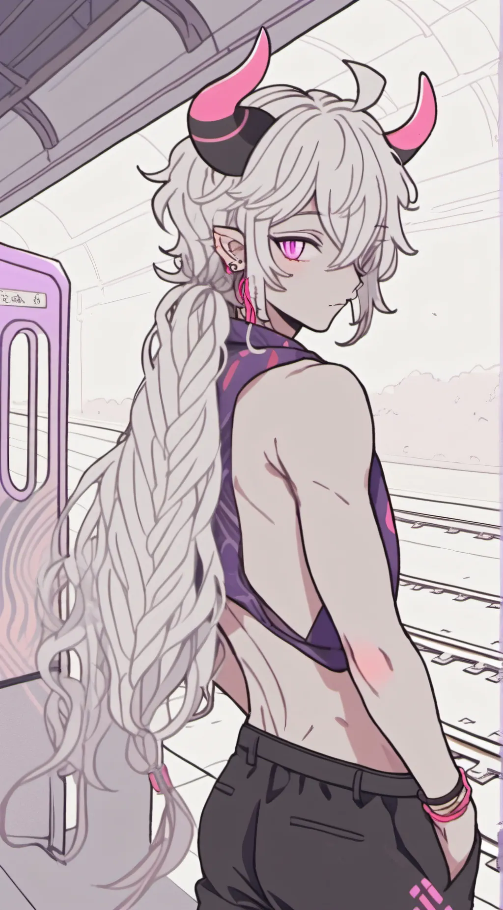 ai character: ⊙ZigZio⊙ background