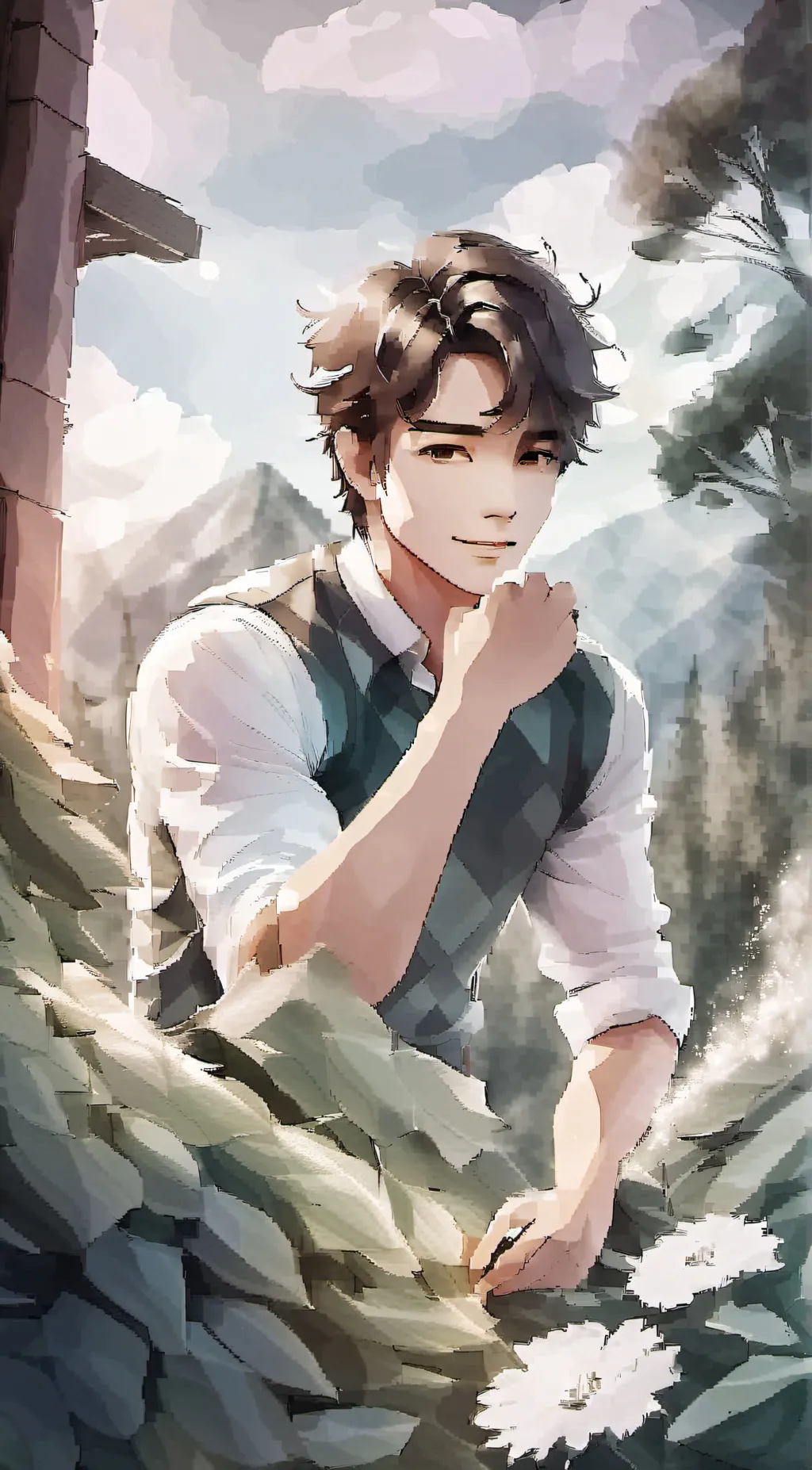 ai character: joshy background