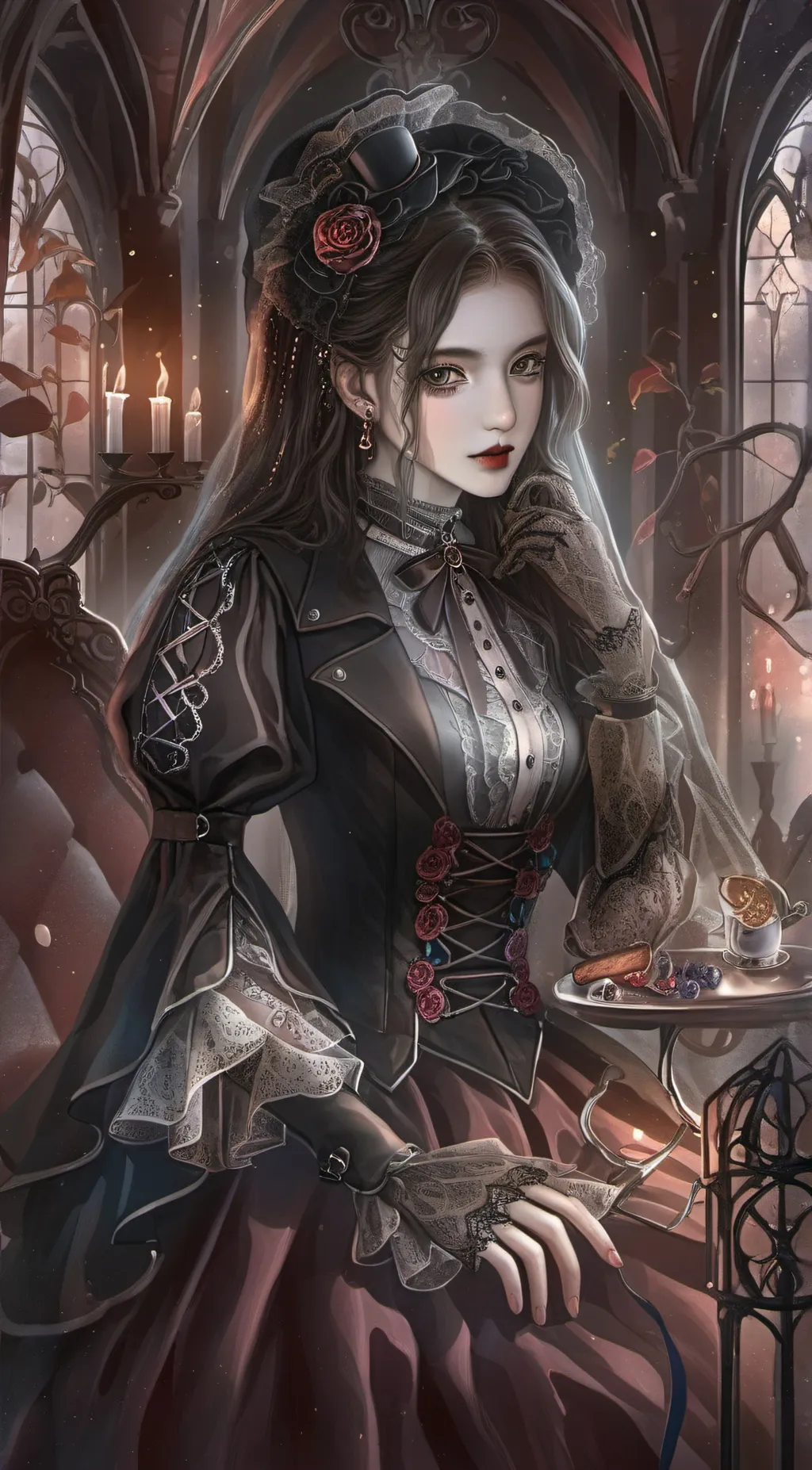 ai character: April background