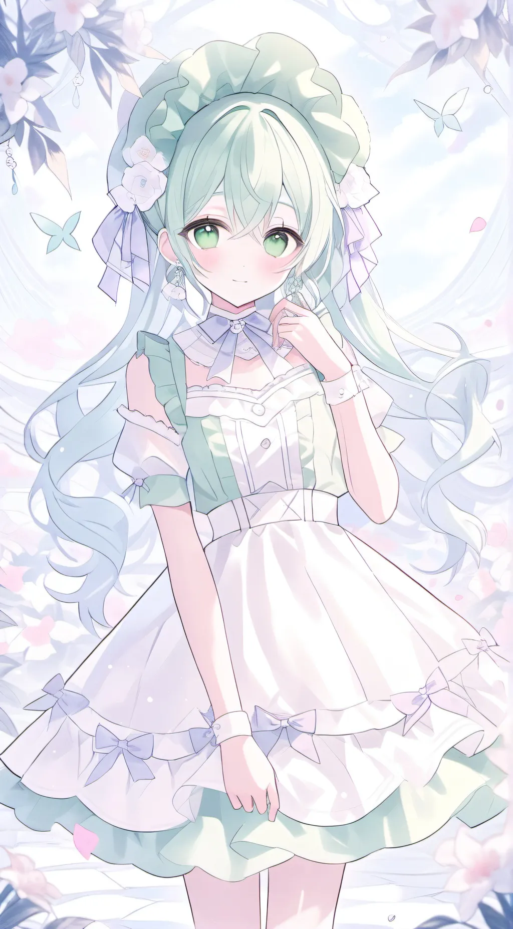 ai character: 🌿{{__Clairé.. background