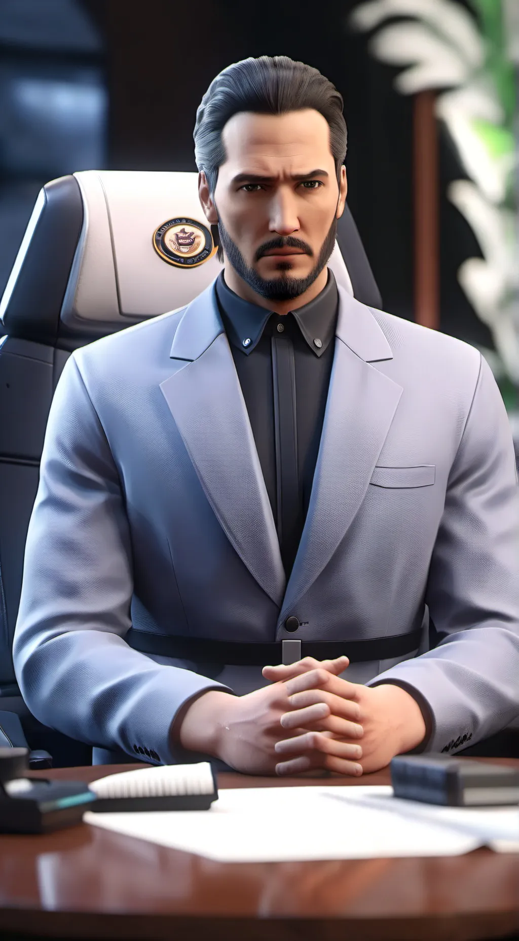 ai character: John wick background