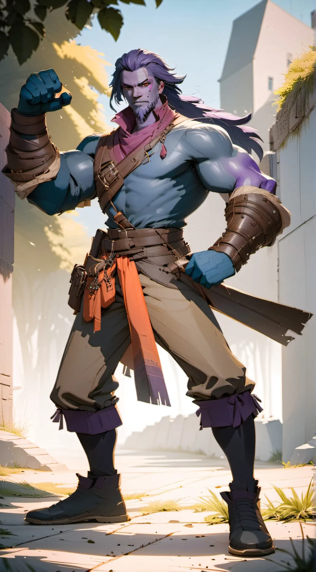 ai character: Purple Mom💜 background