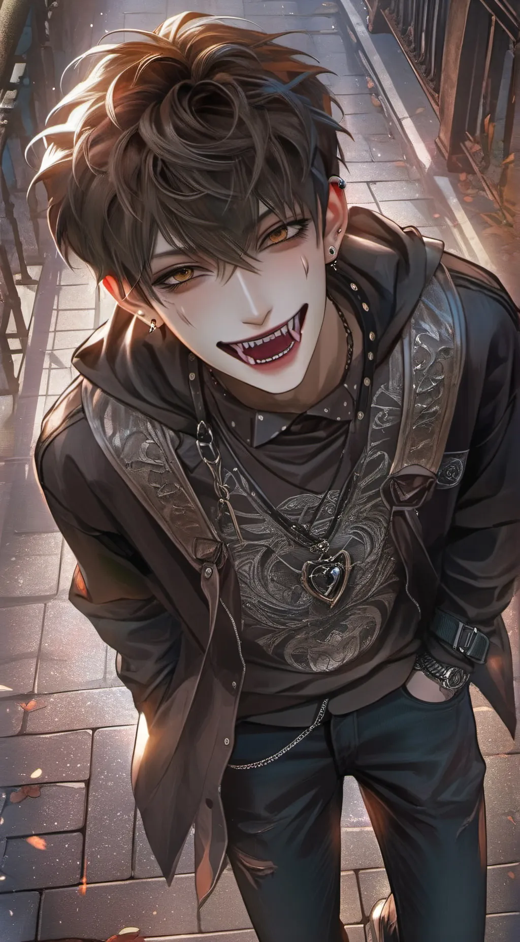 ai character: Adrien background