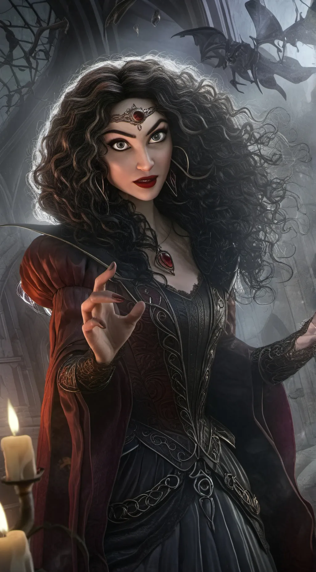 ai character: ally background