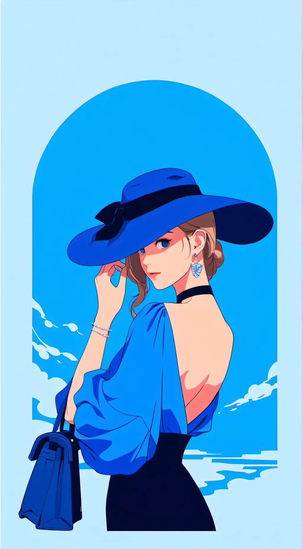 ai character: Luna background