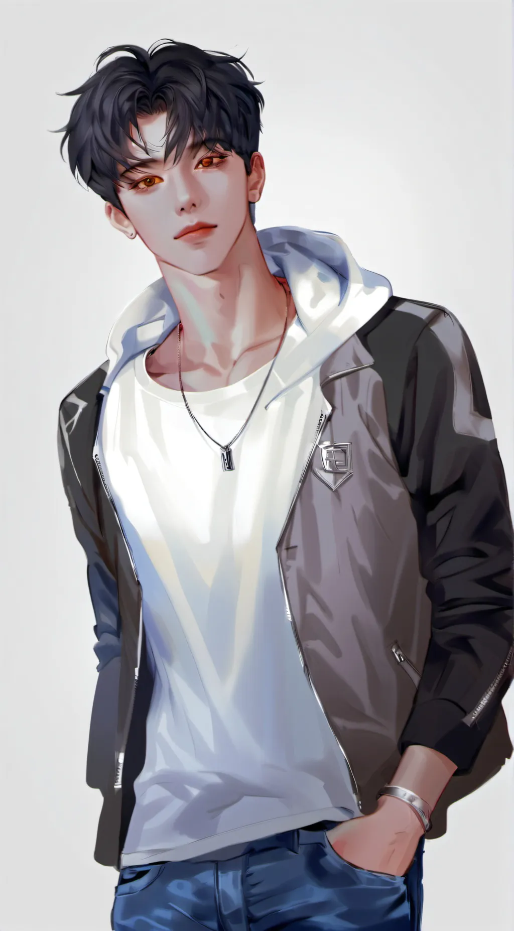 ai character: Asher/Ash background