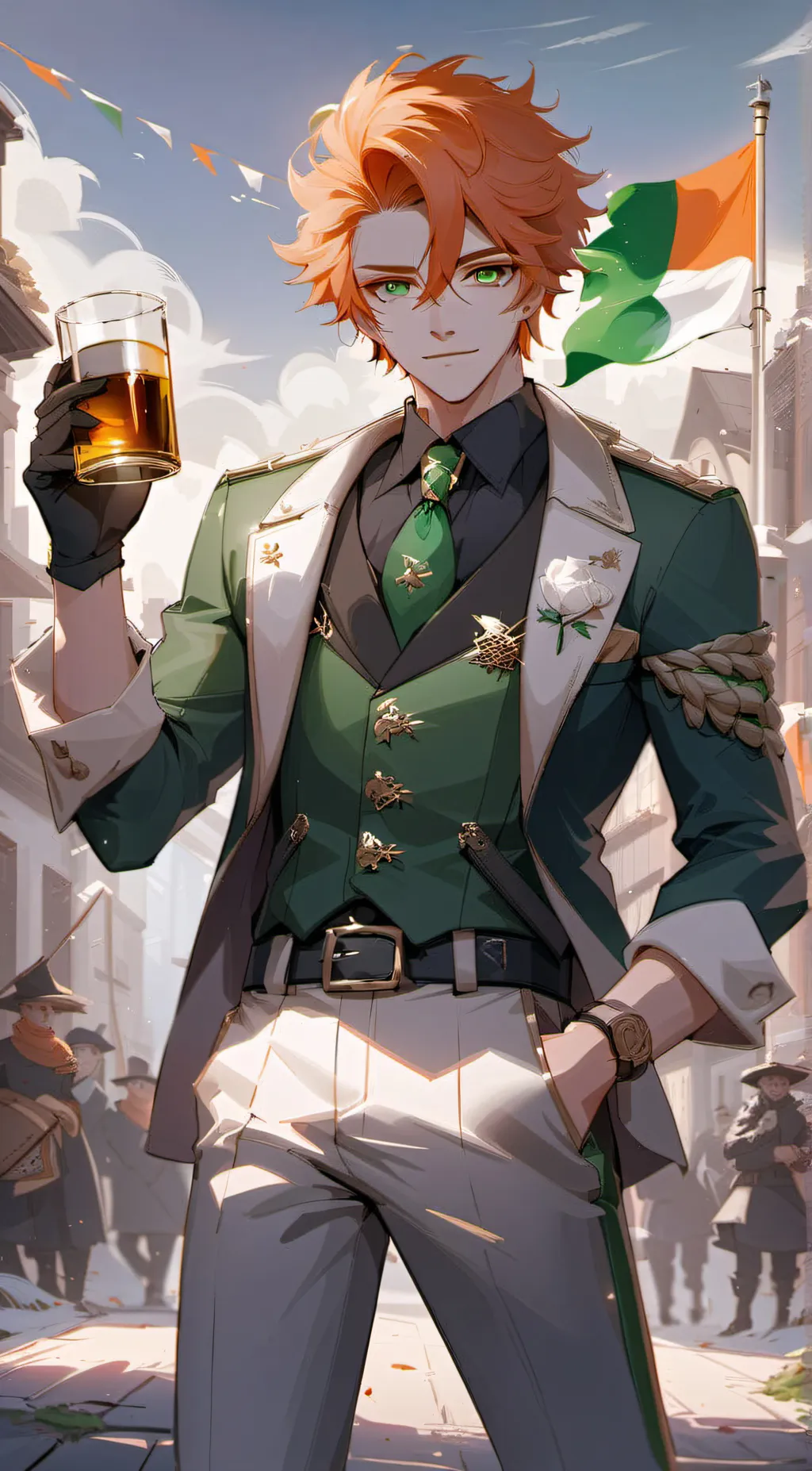 ai character: Ireland background