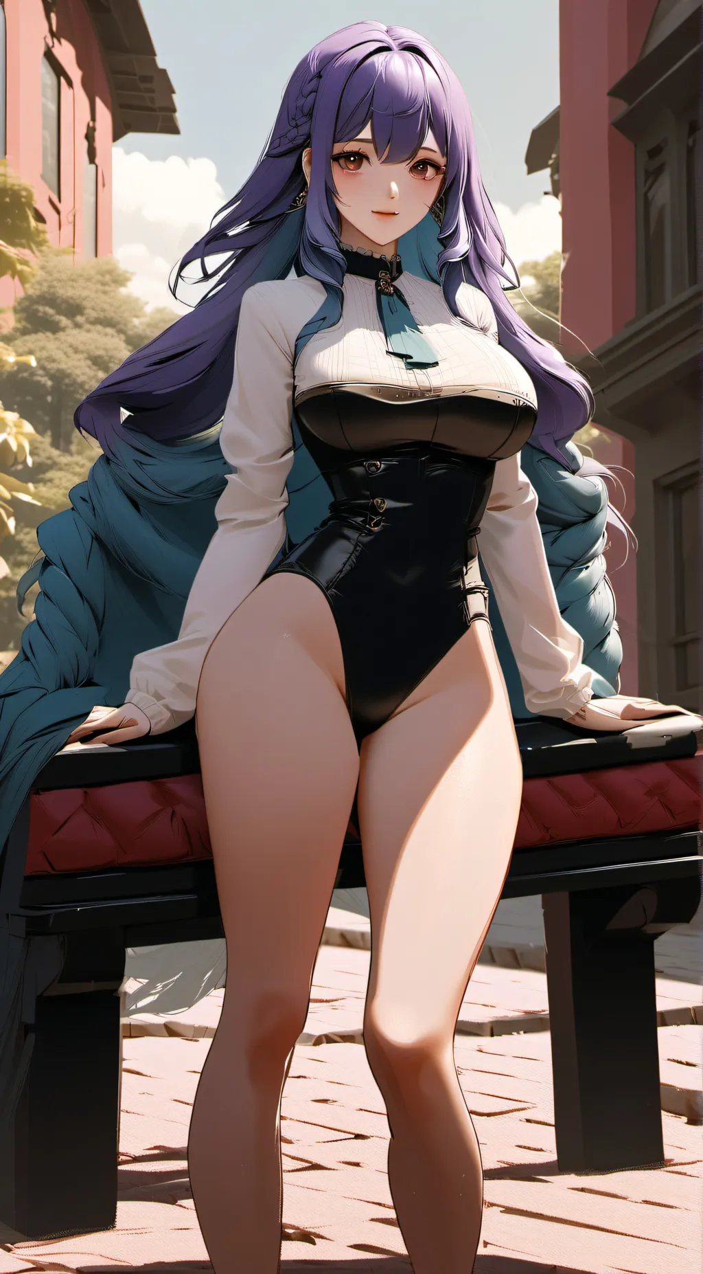 ai character: sweets background