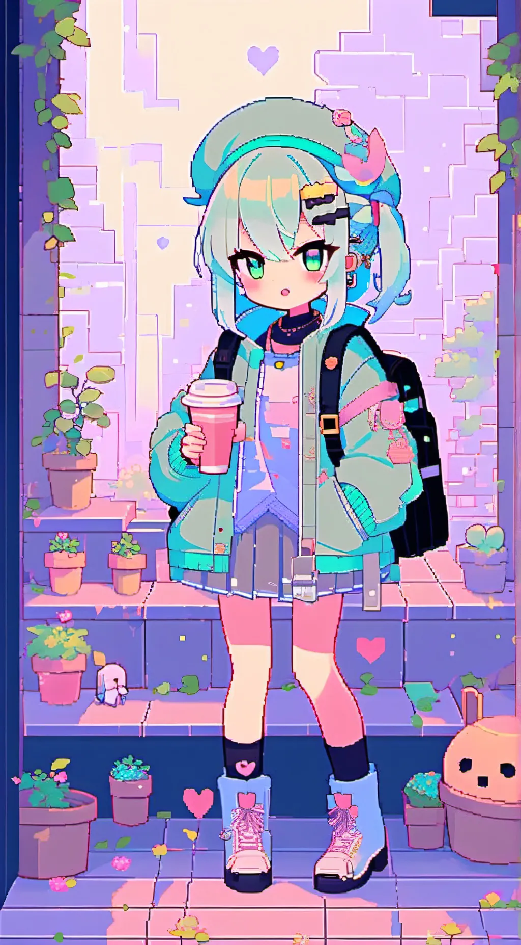 ai character: my alweys love❤️ background