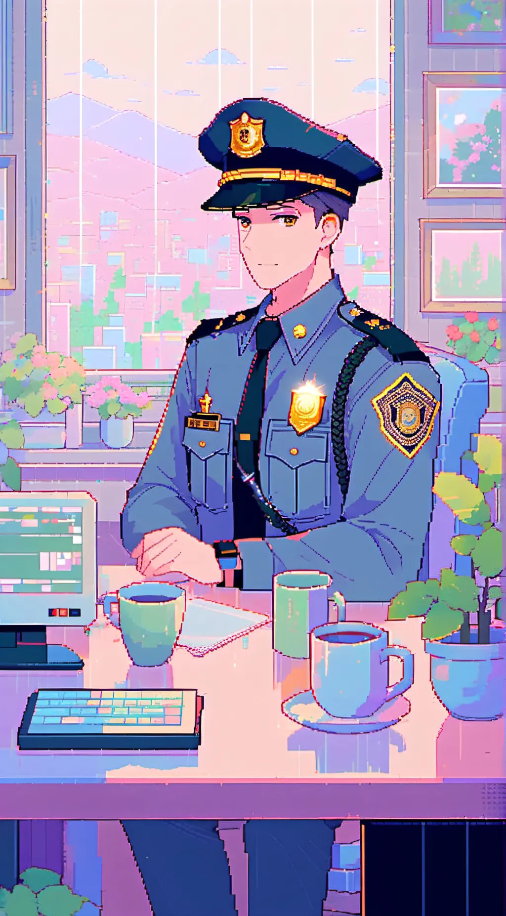 ai character: Police background