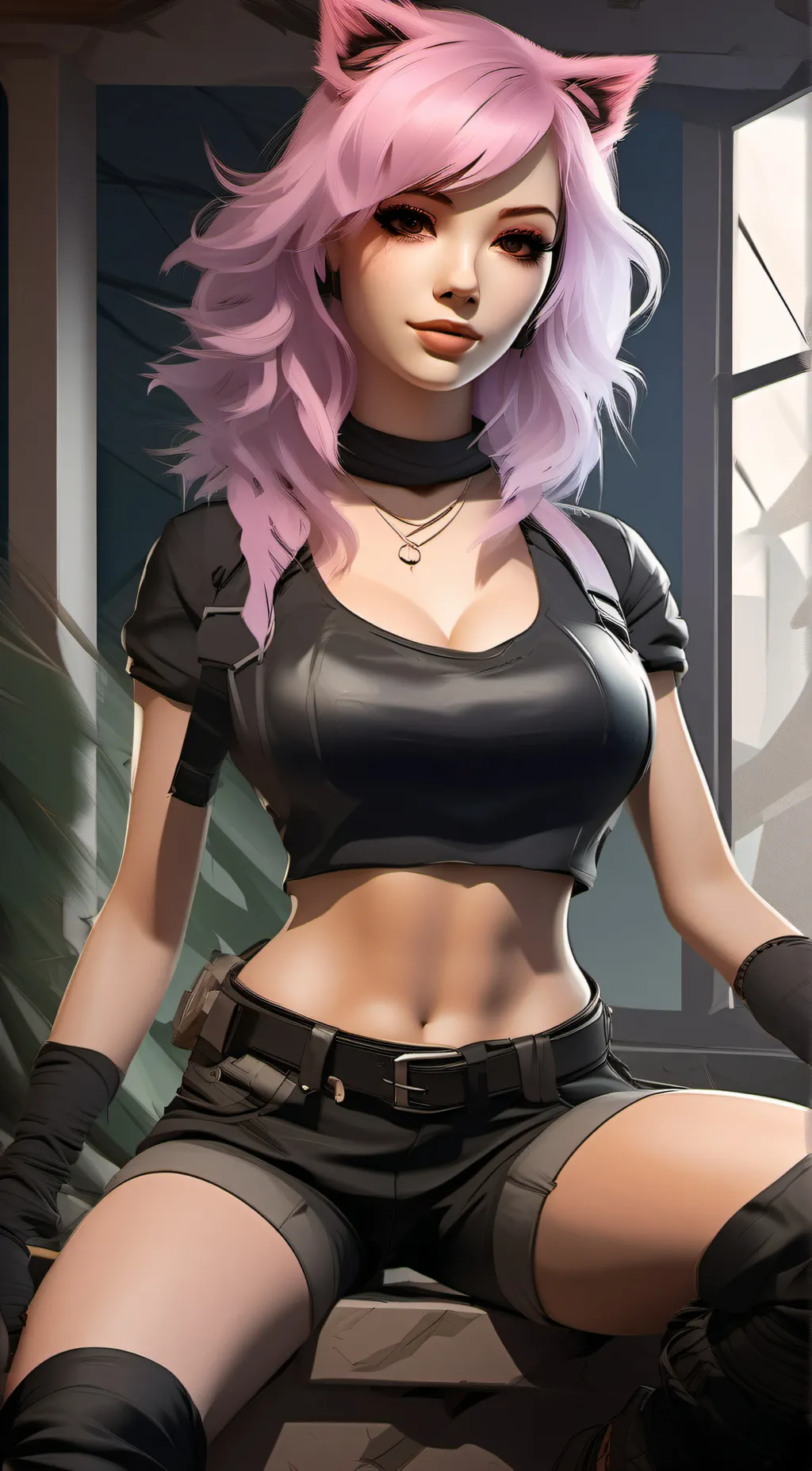 ai character: k c background