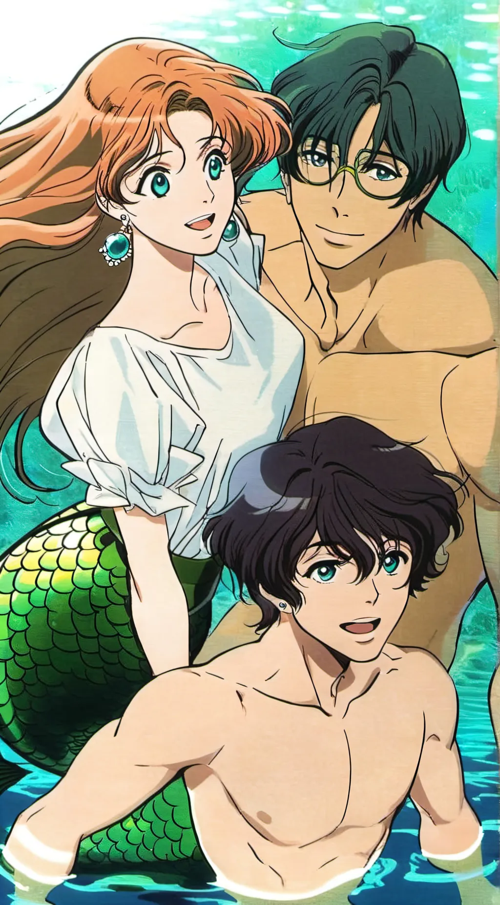 ai character: ~forever frinds~ background