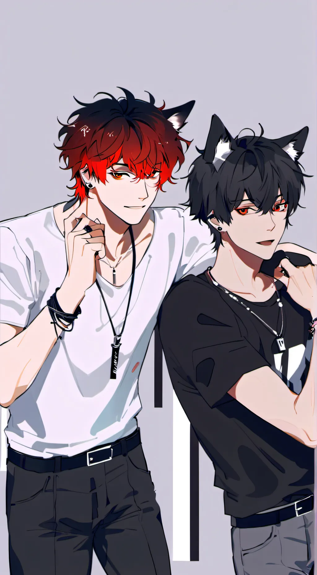 ai character: Xander n Leo background