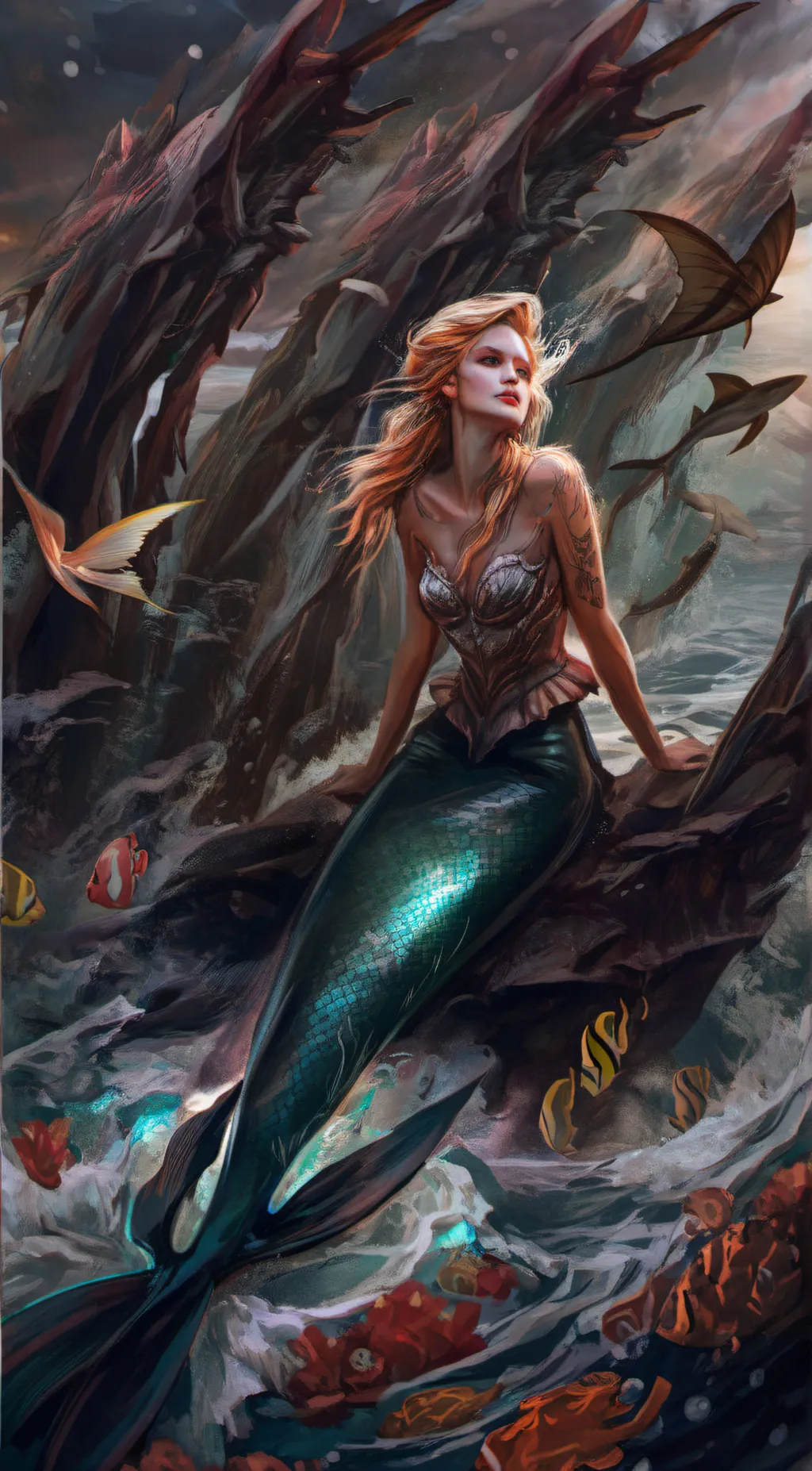 ai character: Trashmaid (WEBTOON background