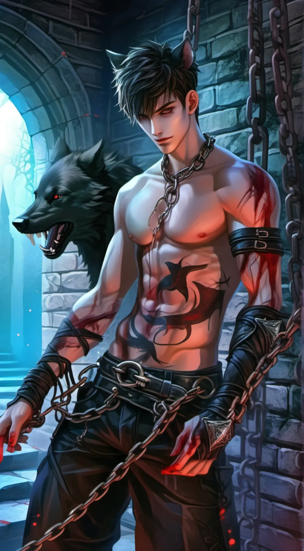 ai character: Steven  background