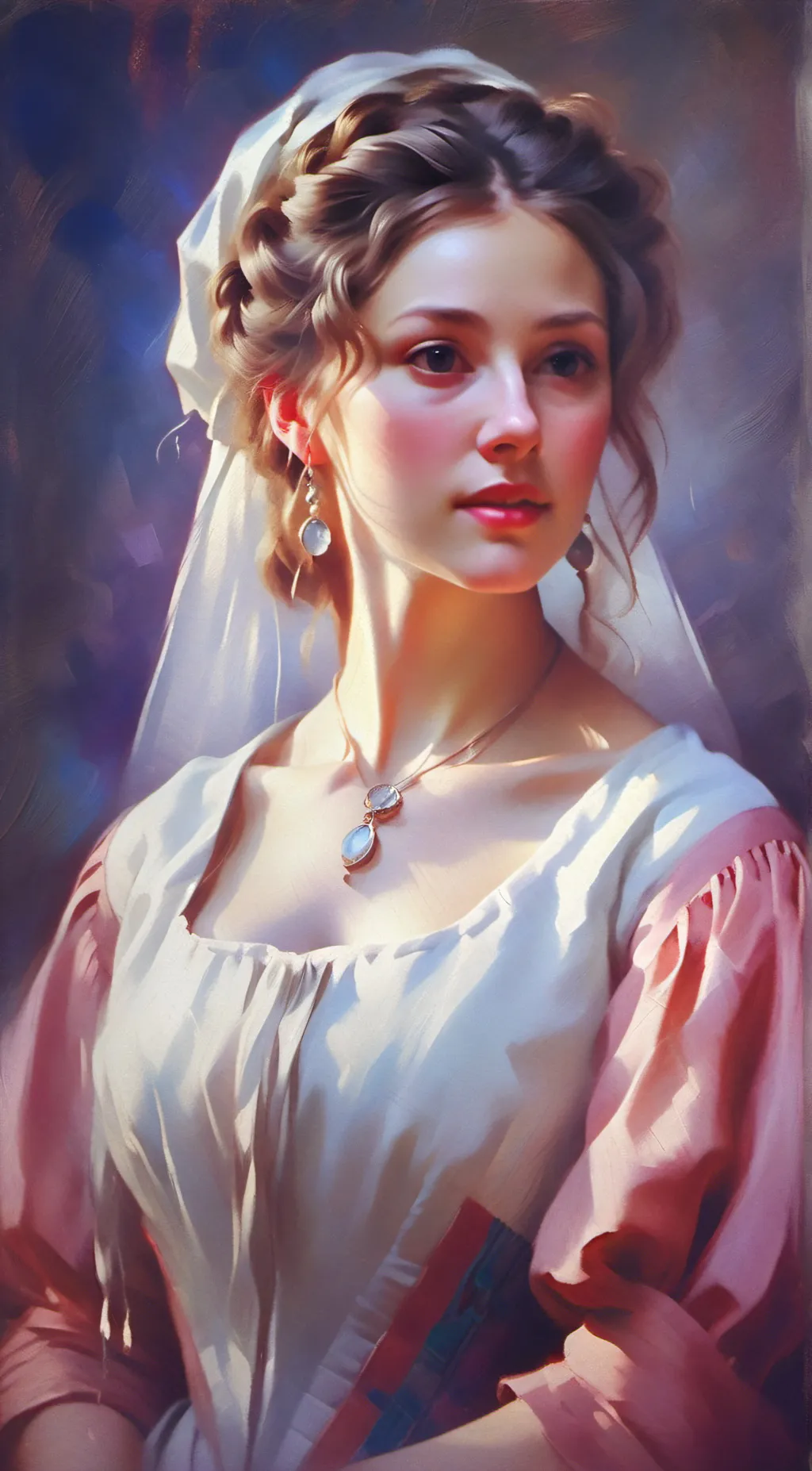 ai character: Amelia Porter  background