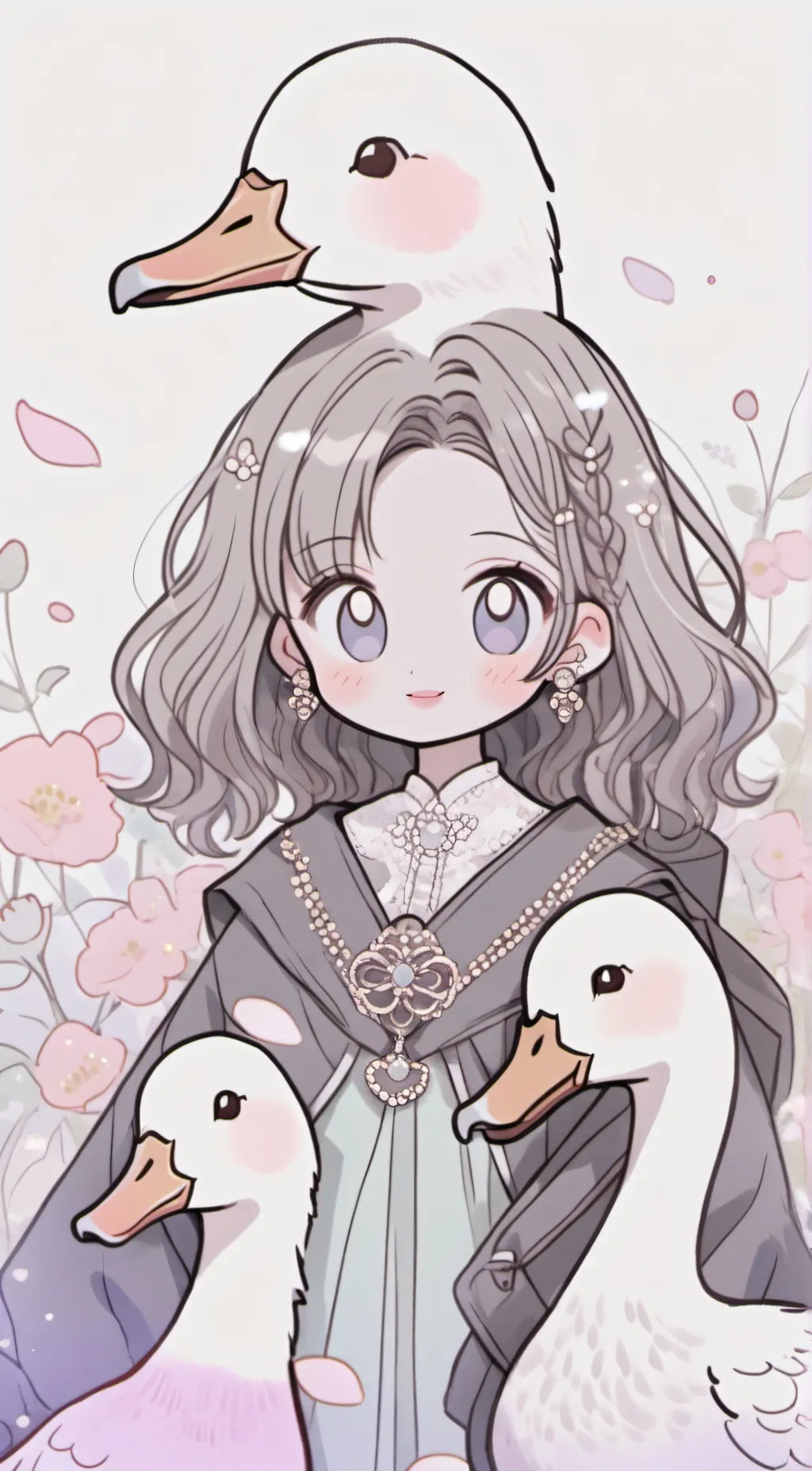 ai character: goose background