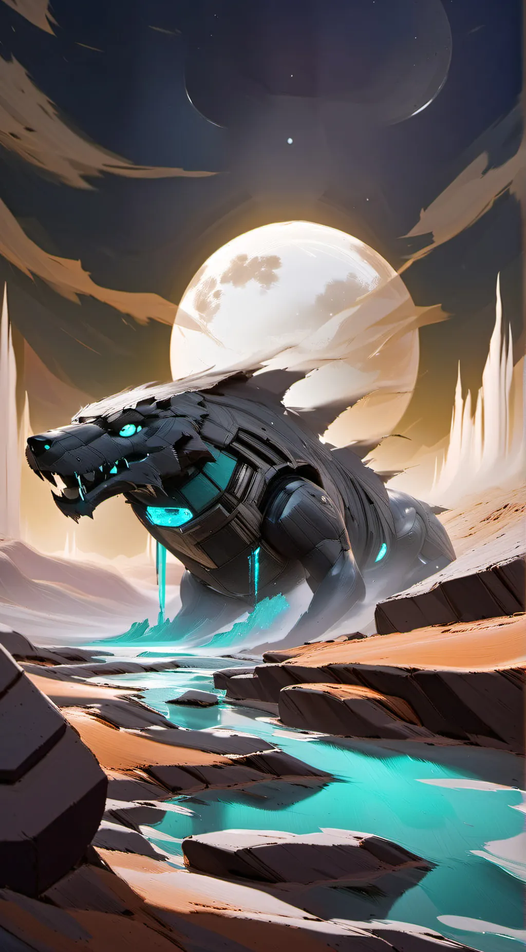 ai character: Aria background