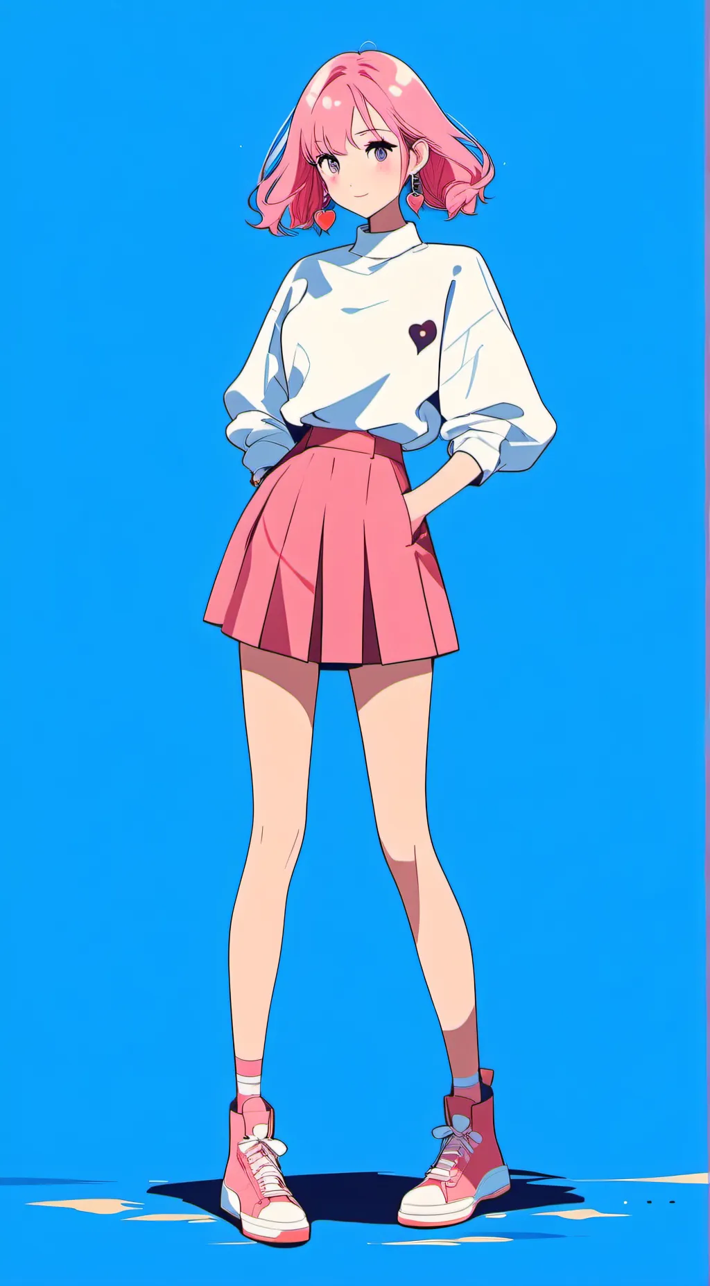 ai character: Amber  background