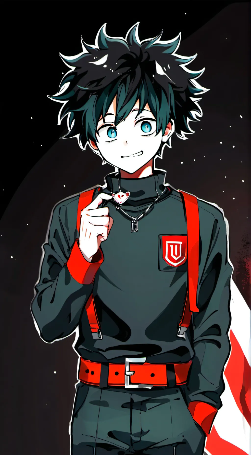 ai character: deku background