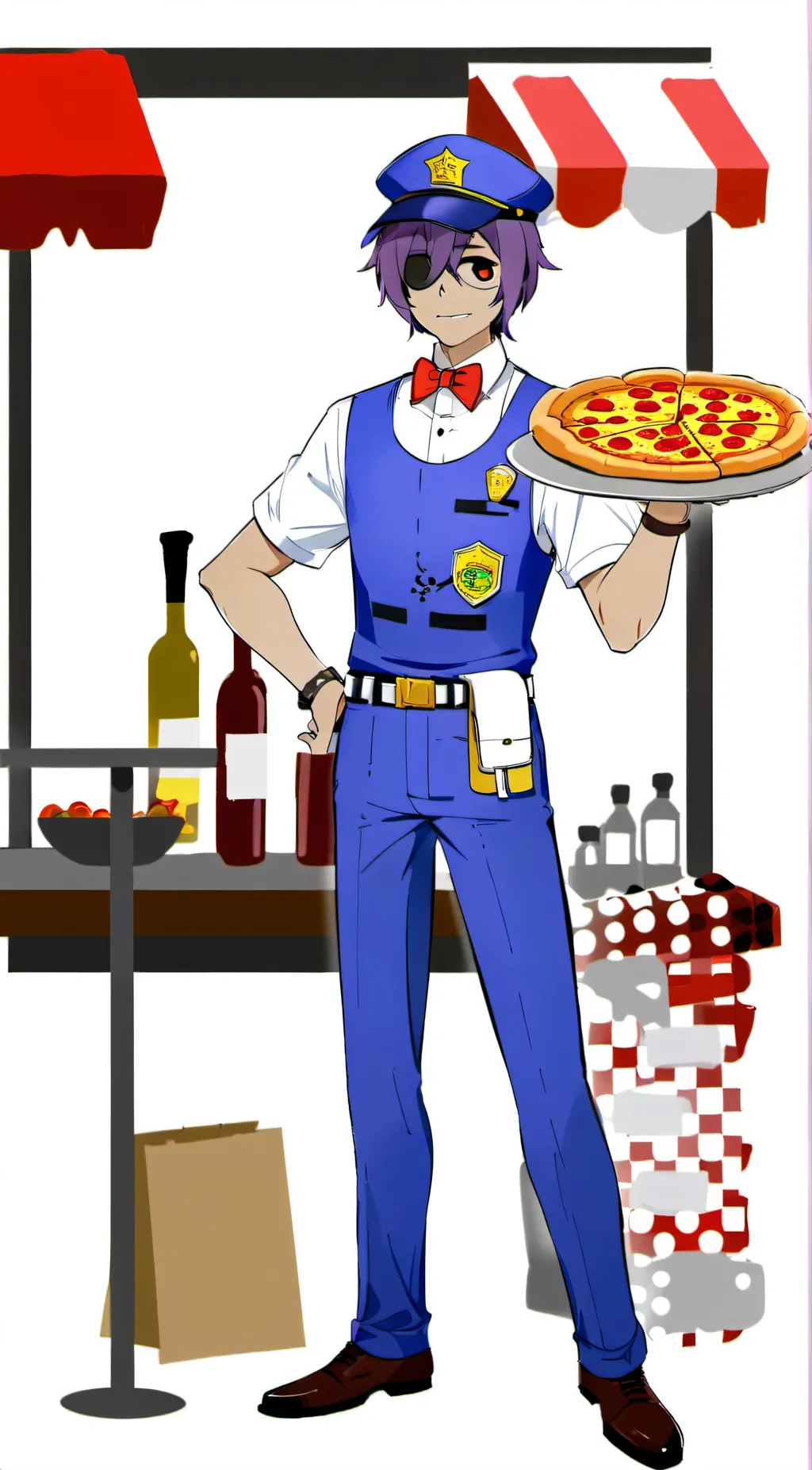 ai character: FNAF background