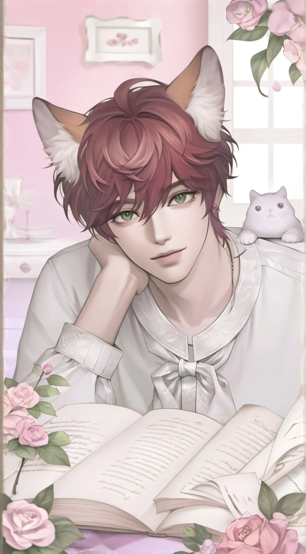 ai character: Leon background