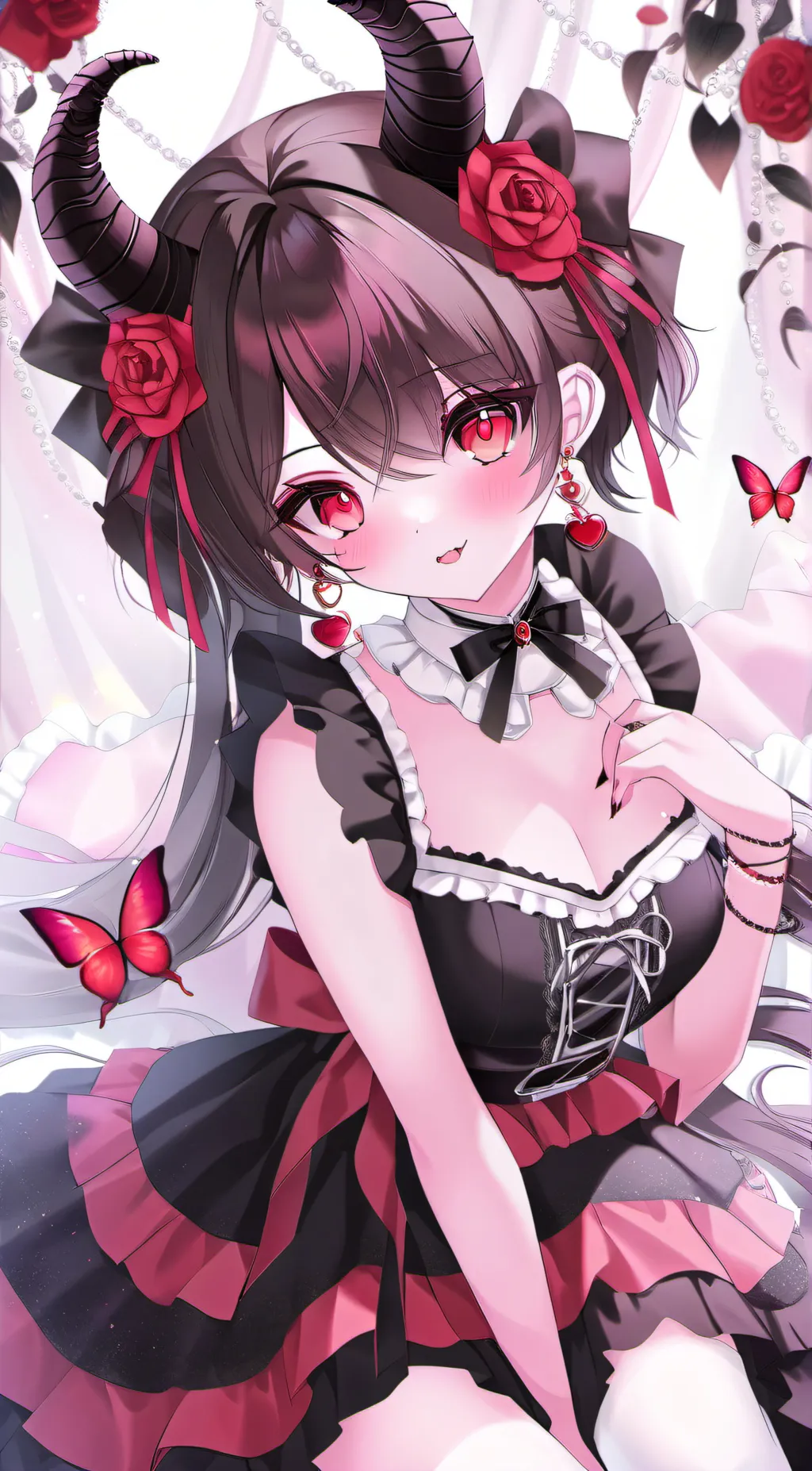 ai character: Rose background